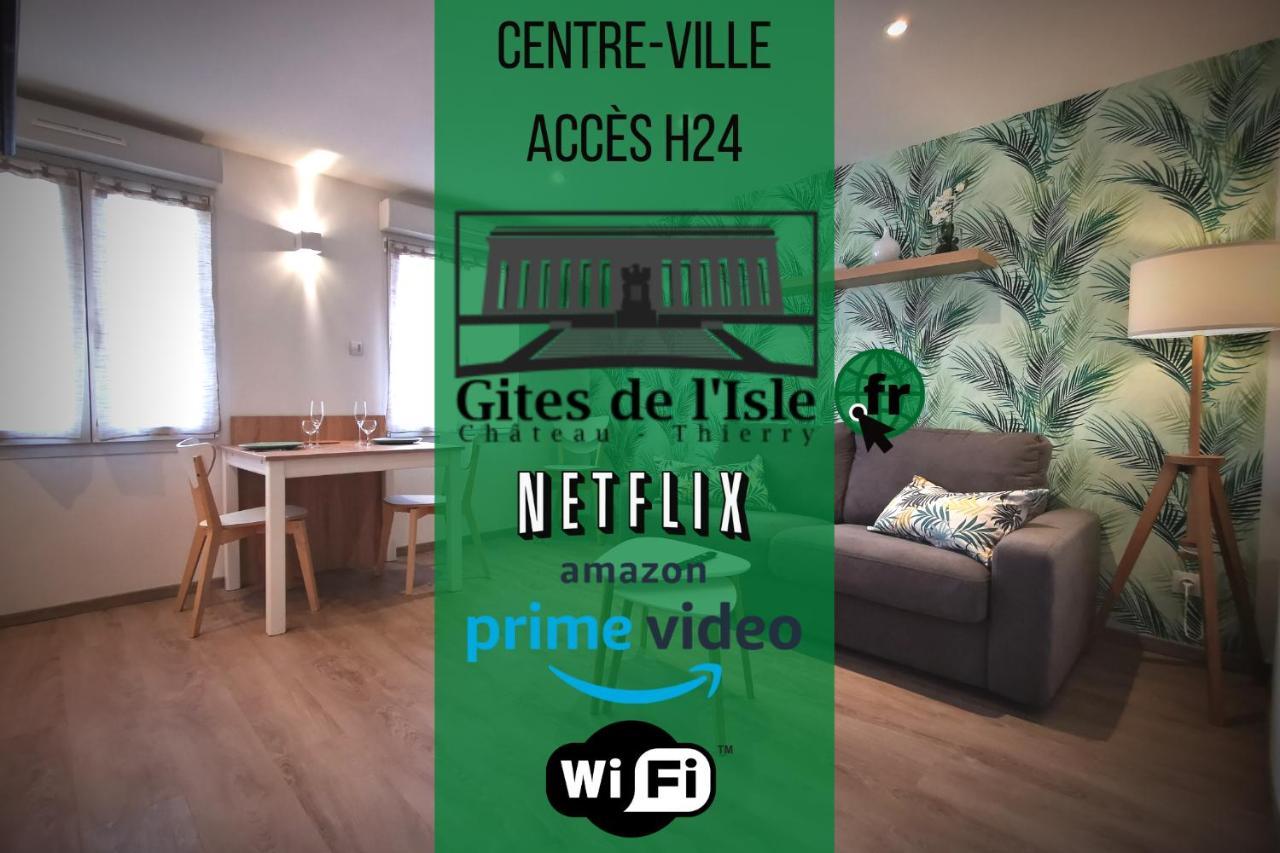 Gîtes de l'isle - Appartements en Location Courte Durée Château-Thierry Exterior foto