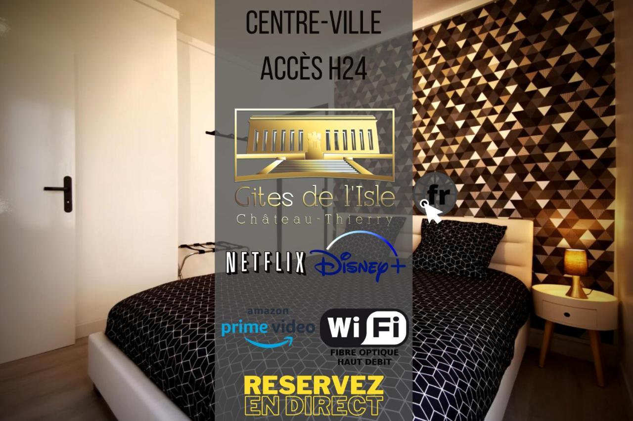 Gîtes de l'isle - Appartements en Location Courte Durée Château-Thierry Exterior foto